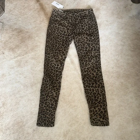 R13 Allison skinny Leopard Print Pants - Picture 6 of 17
